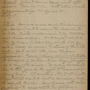 a page of handwritten text