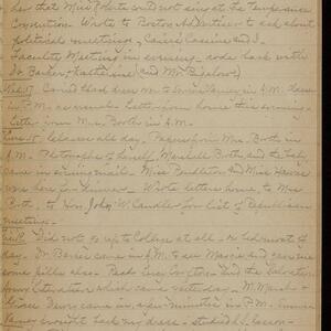 a page of handwritten text