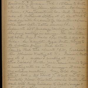 a page of handwritten text