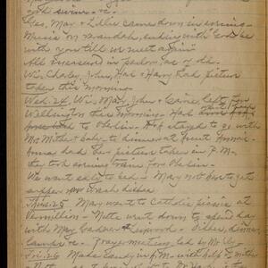 a page of handwritten text