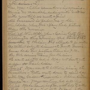 a page of handwritten text