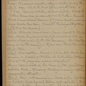 a page of handwritten text