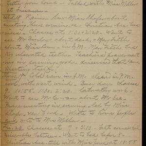 a page of handwritten text