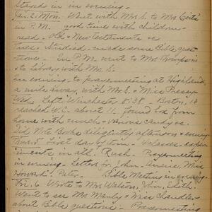 a page of handwritten text