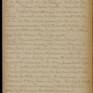 a page of handwritten text