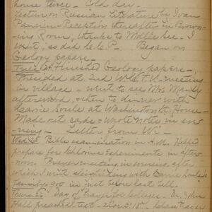 a page of handwritten text