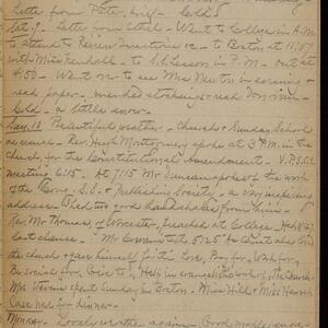 a page of handwritten text