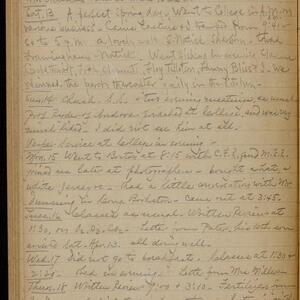 a page of handwritten text