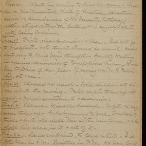 a page of handwritten text