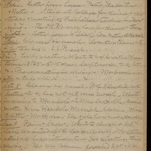 a page of handwritten text