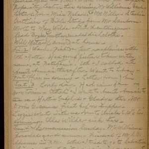 a page of handwritten text