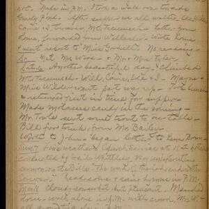 a page of handwritten text