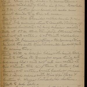 a page of handwritten text