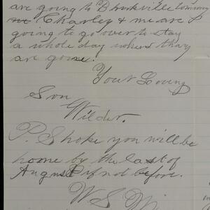 a page of handwritten text