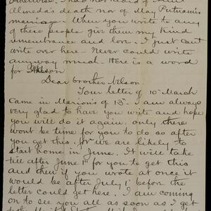 a page of handwritten text