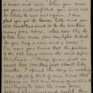 a page of handwritten text
