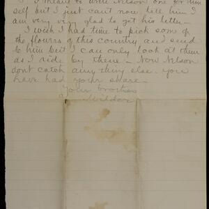 a page of handwritten text