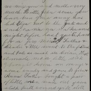a page of handwritten text
