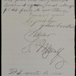 a page of handwritten text