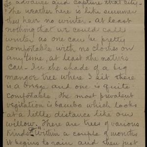 a page of handwritten text