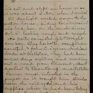 a page of handwritten text