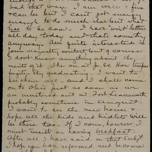 a page of handwritten text