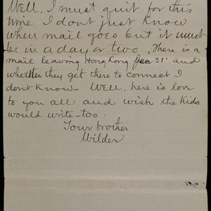 a page of handwritten text