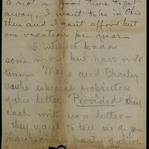 a page of handwritten text