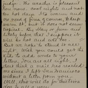 a page of handwritten text