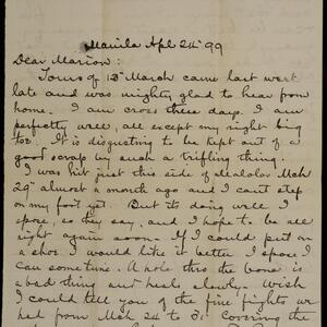 a page of handwritten text