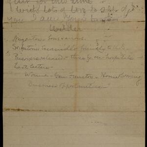 a page of handwritten text