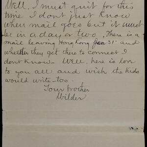 a page of handwritten text