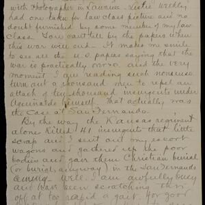 a page of handwritten text