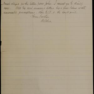 a page of handwritten text