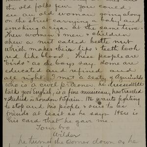a page of handwritten text