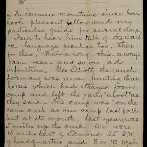 a page of handwritten text