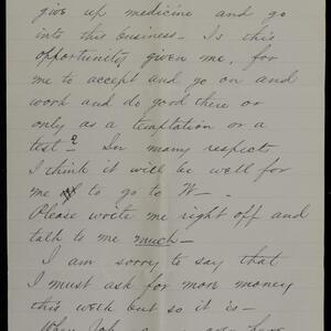 a page of handwritten text
