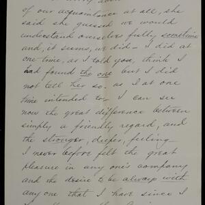 a page of handwritten text
