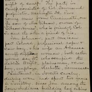 a page of handwritten text