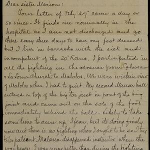 a page of handwritten text