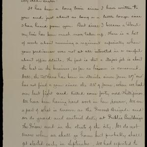a page of handwritten text
