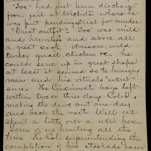 a page of handwritten text