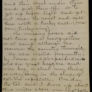 a page of handwritten text