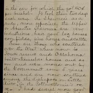 a page of handwritten text