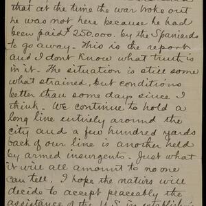 a page of handwritten text