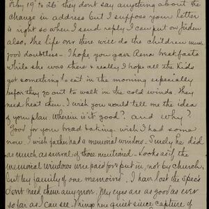 a page of handwritten text