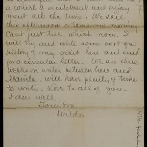 a page of handwritten text