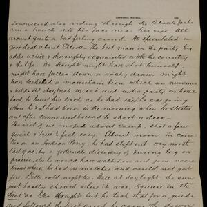 a page of handwritten text