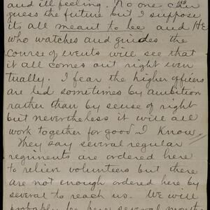 a page of handwritten text