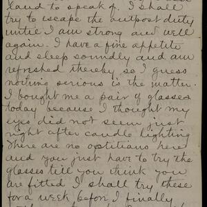 a page of handwritten text